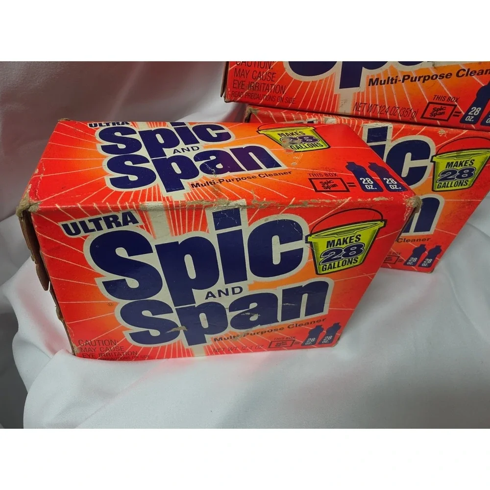 Vintage 3 Ultra Spic and Span Multi Purpose Cleaner Powder 12.4oz